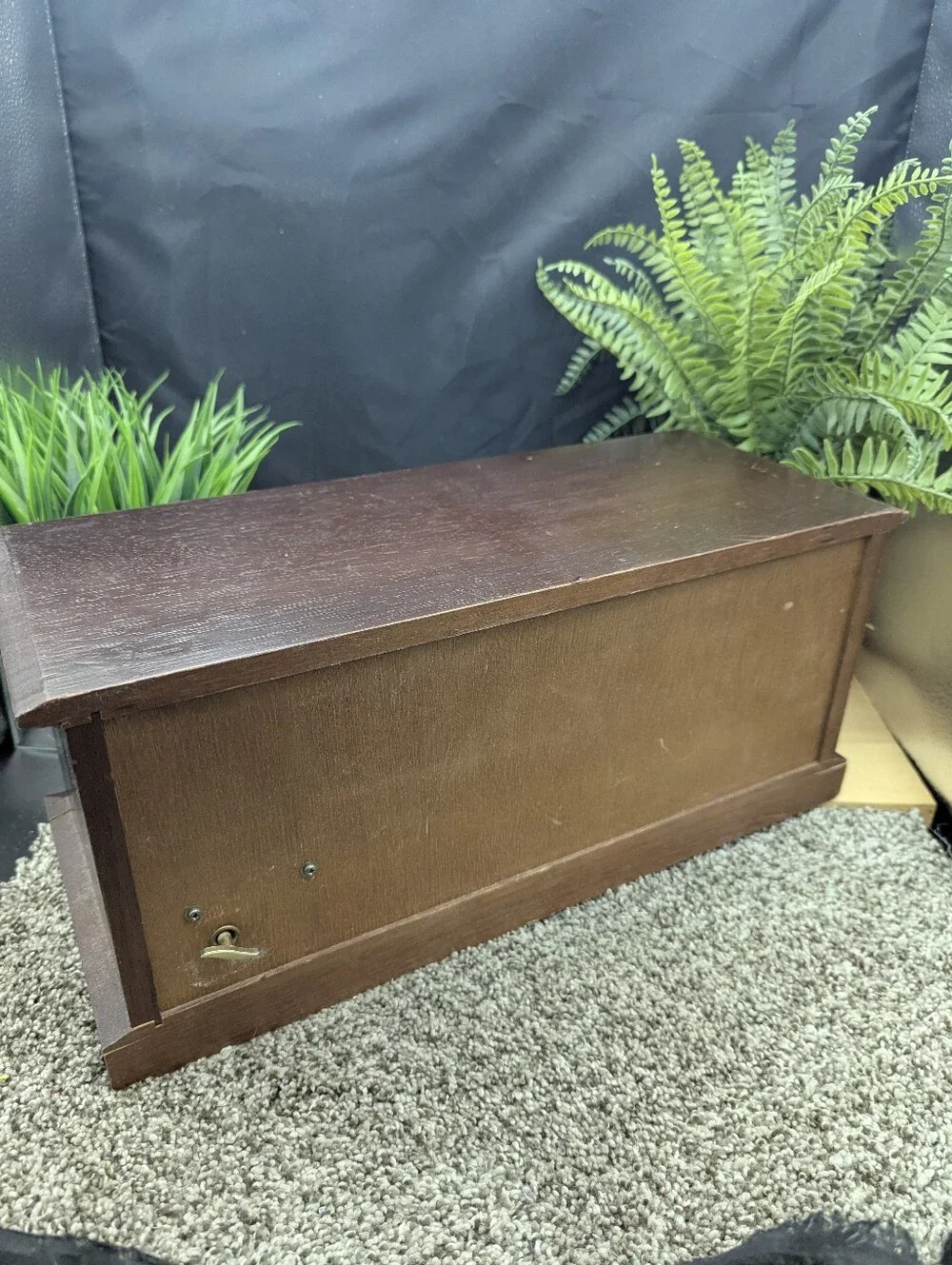 Vintage Price Import Japan Jewelry Music Box 7 Drawer 15.25”x7”x7.5” Working